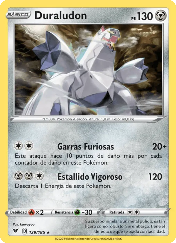 Duraludon · Voltaje Vívido 129/185