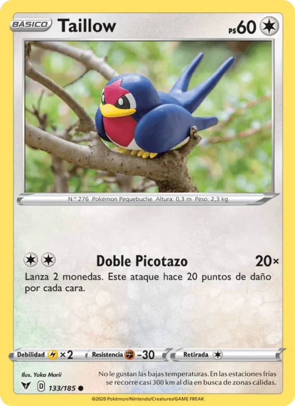 Taillow · Voltaje Vívido 133/185