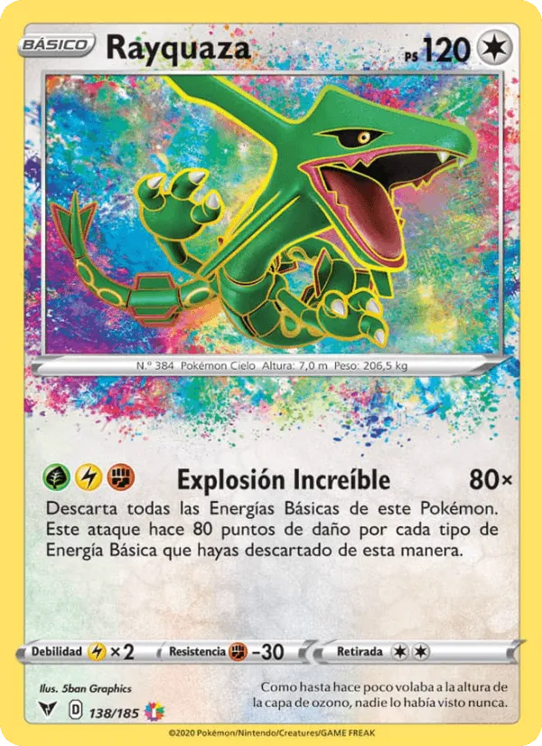 Rayquaza · Voltaje Vívido 138/185