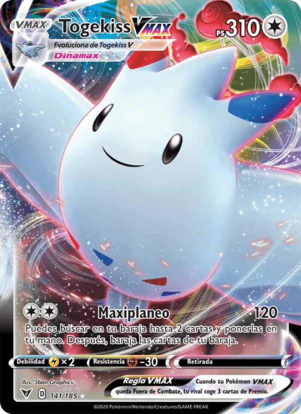 Togekiss VMAX · Voltaje Vívido 141/185