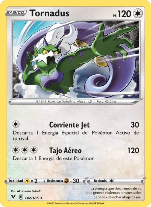 Tornadus · Voltaje Vívido 142/185