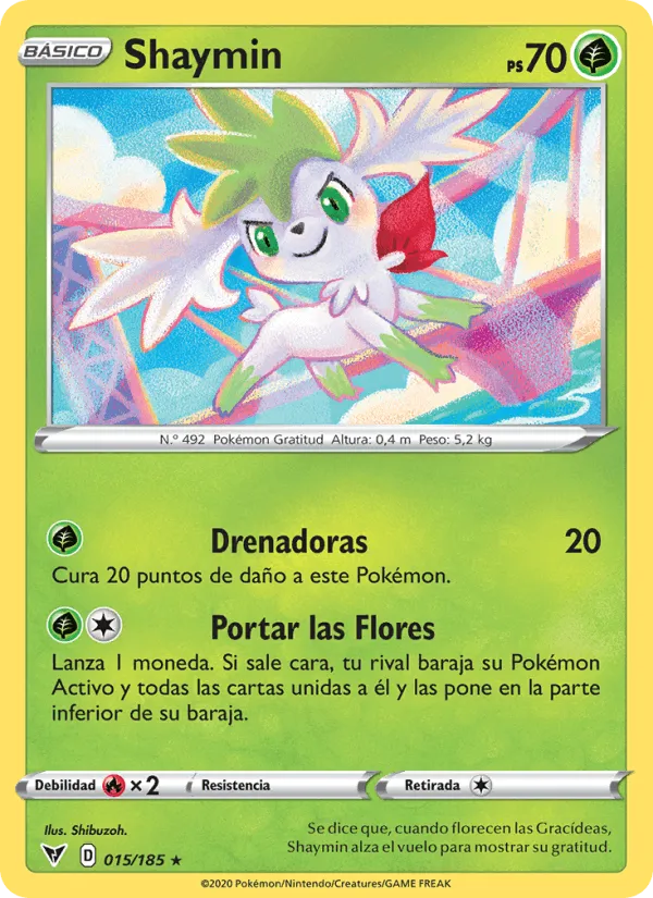 Shaymin · Voltaje Vívido 15/185