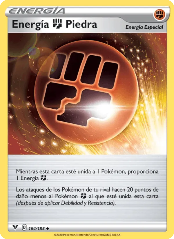 Energía Fighting Piedra · Voltaje Vívido 164/185