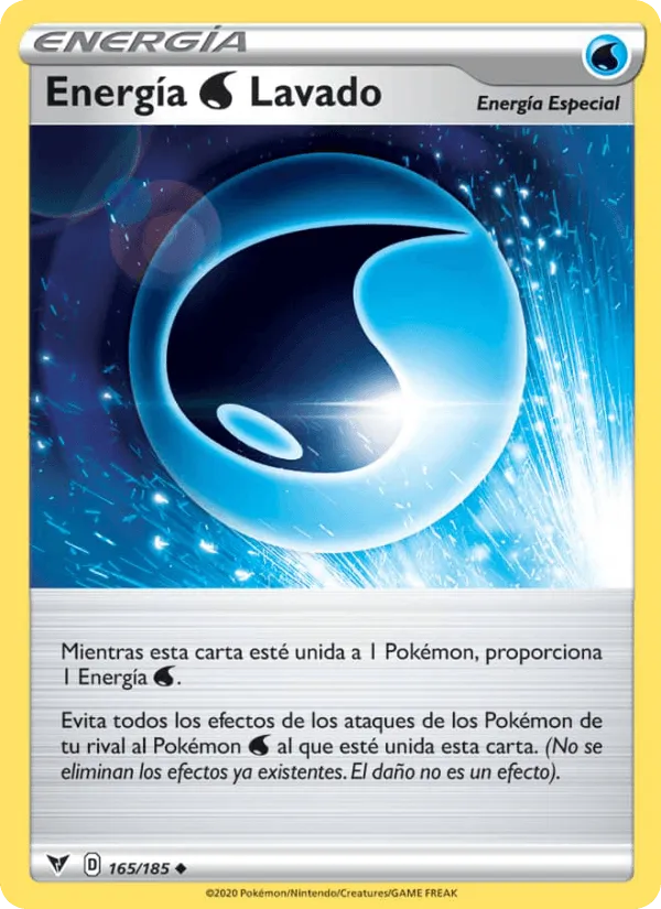 Energía Water Lavado · Voltaje Vívido 165/185
