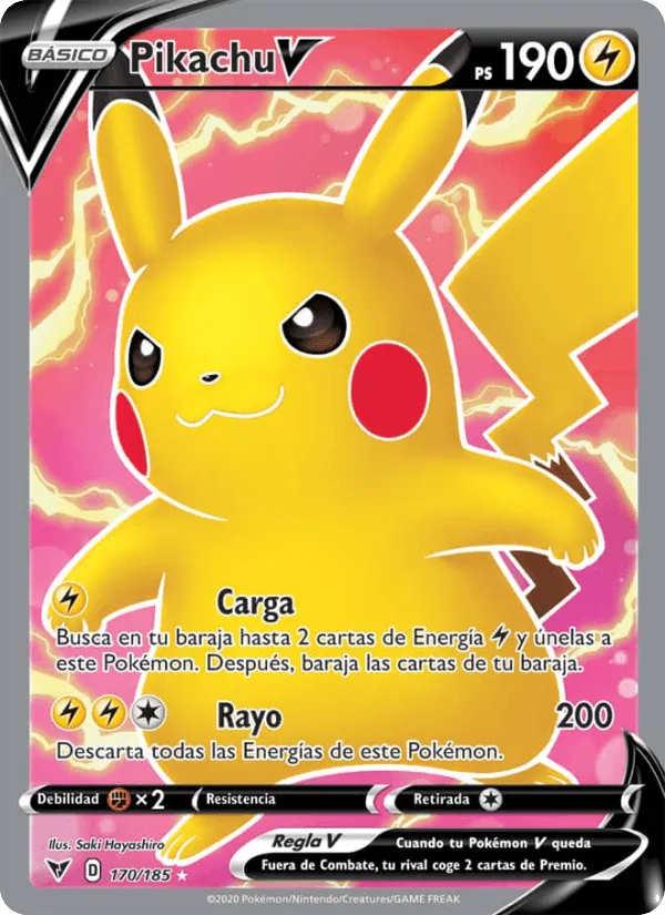 Pikachu V · Voltaje Vívido 170/185