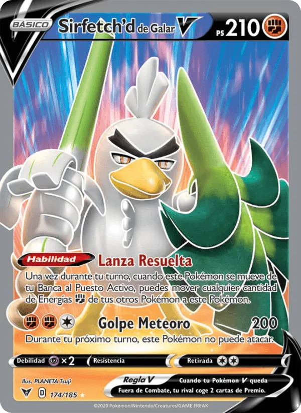 Sirfetch'd de Galar V · Voltaje Vívido 174/185