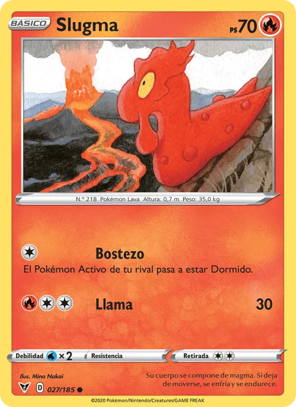 Slugma · Voltaje Vívido 27/185