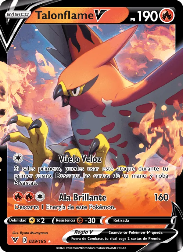 Talonflame V · Voltaje Vívido 29/185