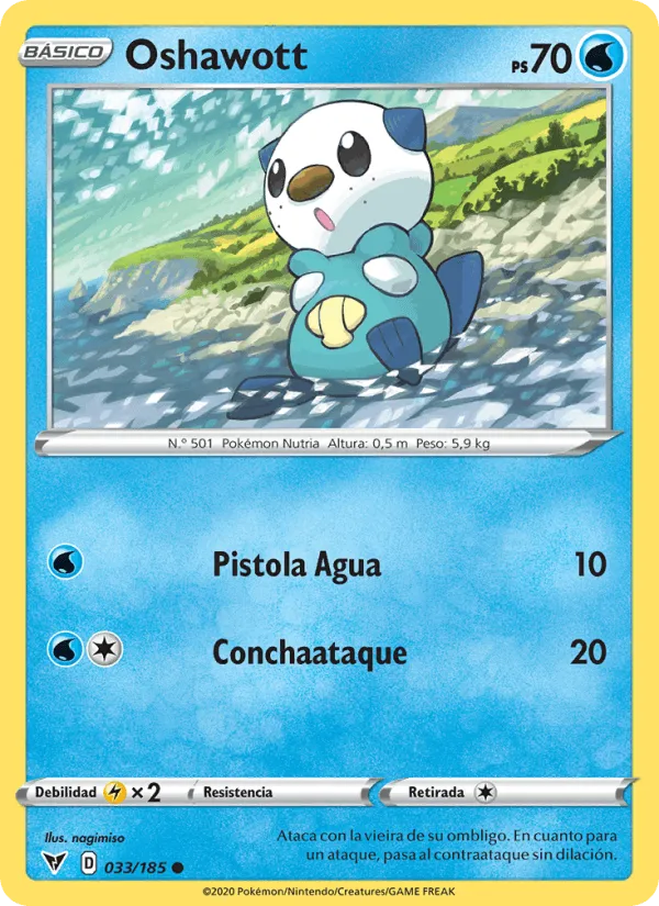 Oshawott · Voltaje Vívido 33/185