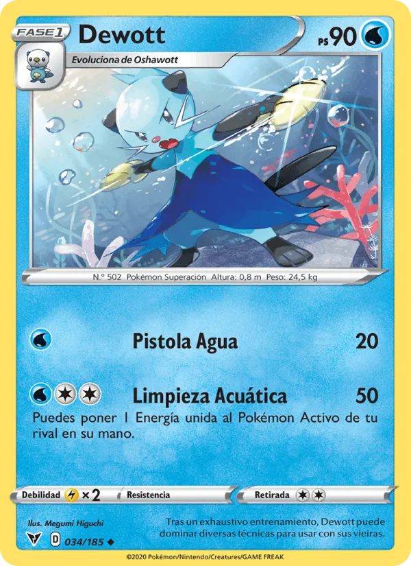 Dewott · Voltaje Vívido 34/185