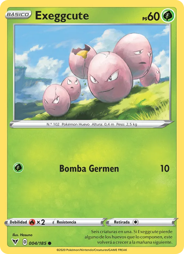 Exeggcute · Voltaje Vívido 4/185