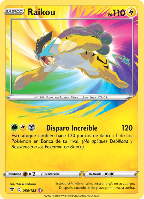 Raikou · Voltaje Vívido 50/185