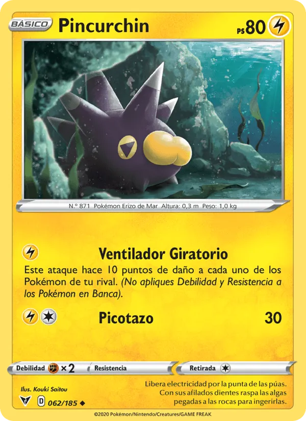 Pincurchin · Voltaje Vívido 62/185