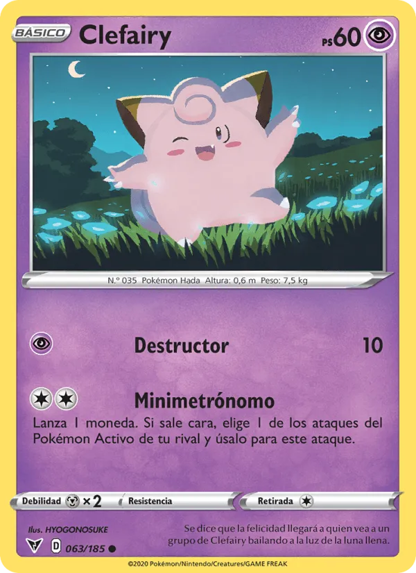 Clefairy · Voltaje Vívido 63/185