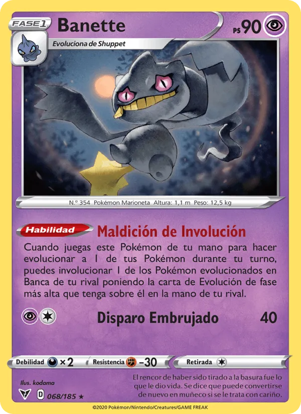 Banette · Voltaje Vívido 68/185