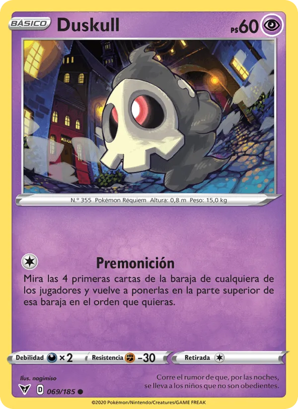 Duskull · Voltaje Vívido 69/185