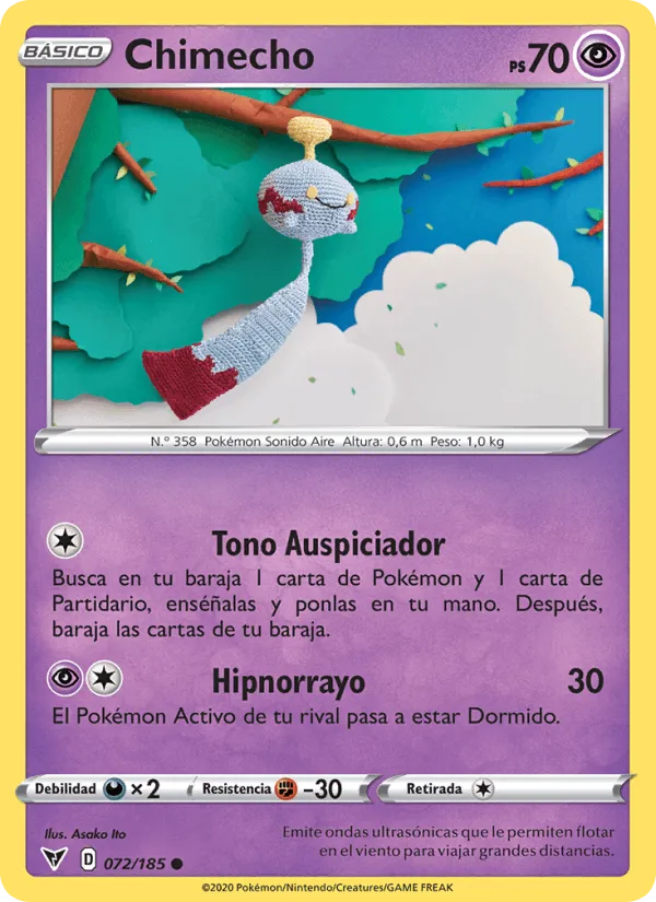 Chimecho · Voltaje Vívido 72/185