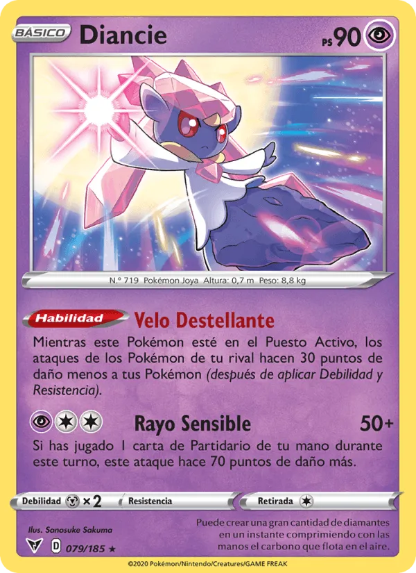 Diancie · Voltaje Vívido 79/185
