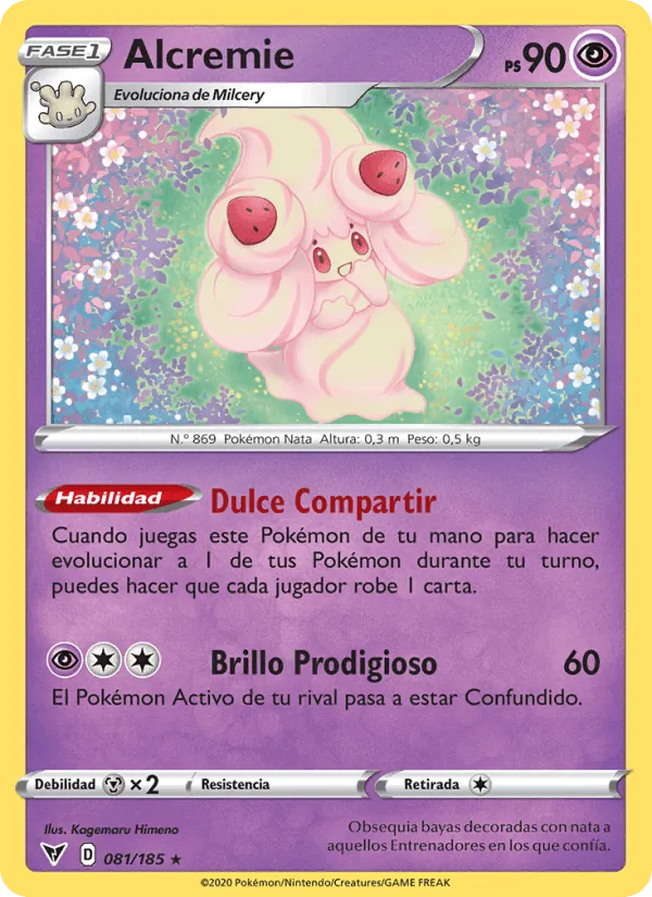 Alcremie · Voltaje Vívido 81/185