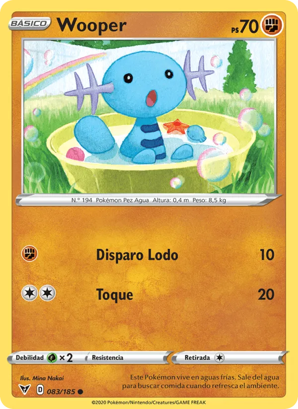 Wooper · Voltaje Vívido 83/185