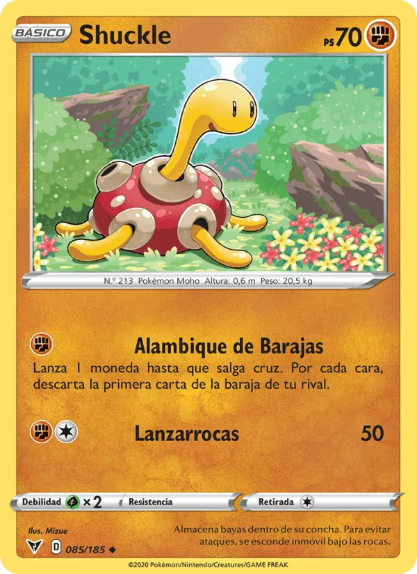 Shuckle · Voltaje Vívido 85/185