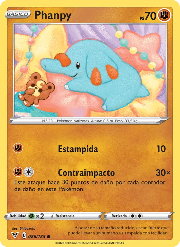 Phanpy · Voltaje Vívido 86/185