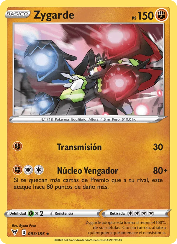 Zygarde · Voltaje Vívido 93/185
