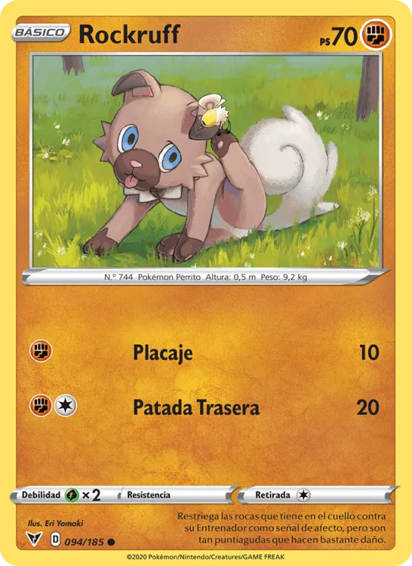 Rockruff · Voltaje Vívido 94/185