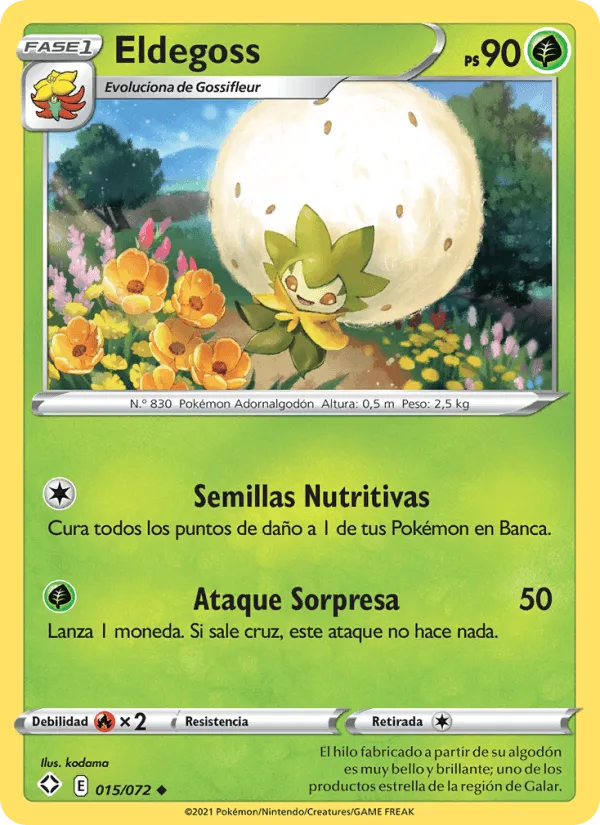 Eldegoss · Destinos Brillantes 15/72