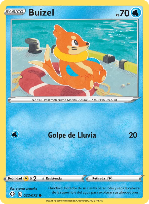 Buizel · Destinos Brillantes 22/72