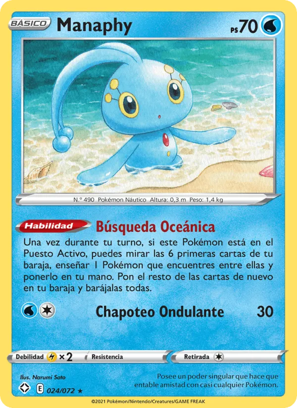 Manaphy · Destinos Brillantes 24/72