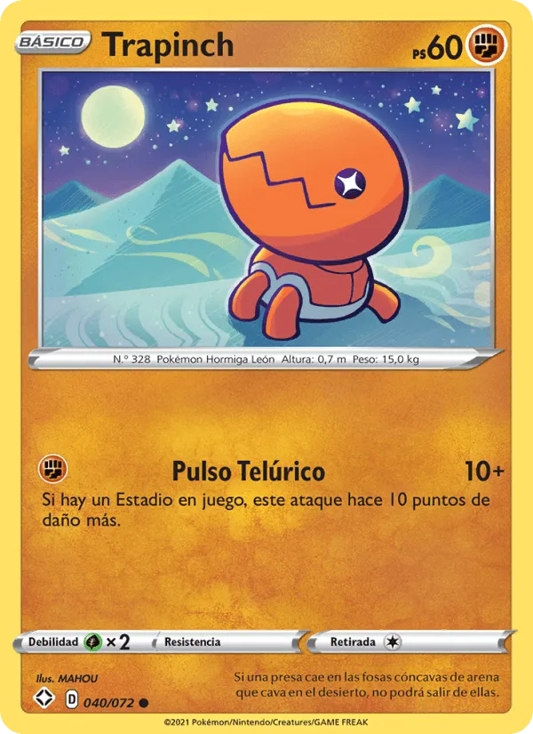 Trapinch · Destinos Brillantes 40/72