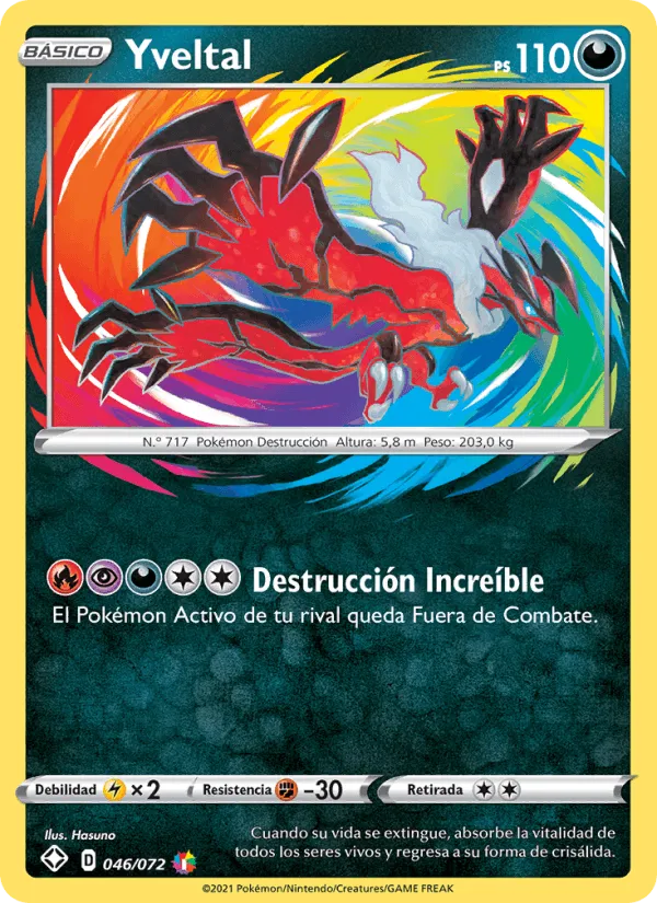 Yveltal · Destinos Brillantes 46/72