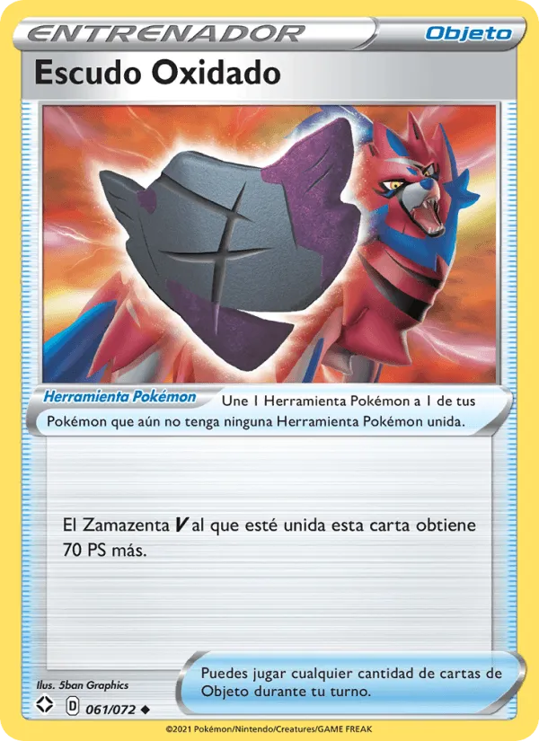 Escudo Oxidado · Destinos Brillantes 61/72