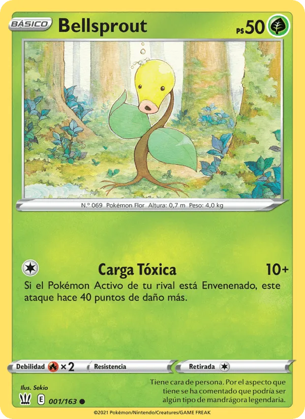 Bellsprout · Estilos de Combate 1/163