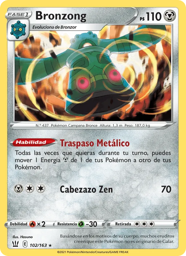 Bronzong · Estilos de Combate 102/163