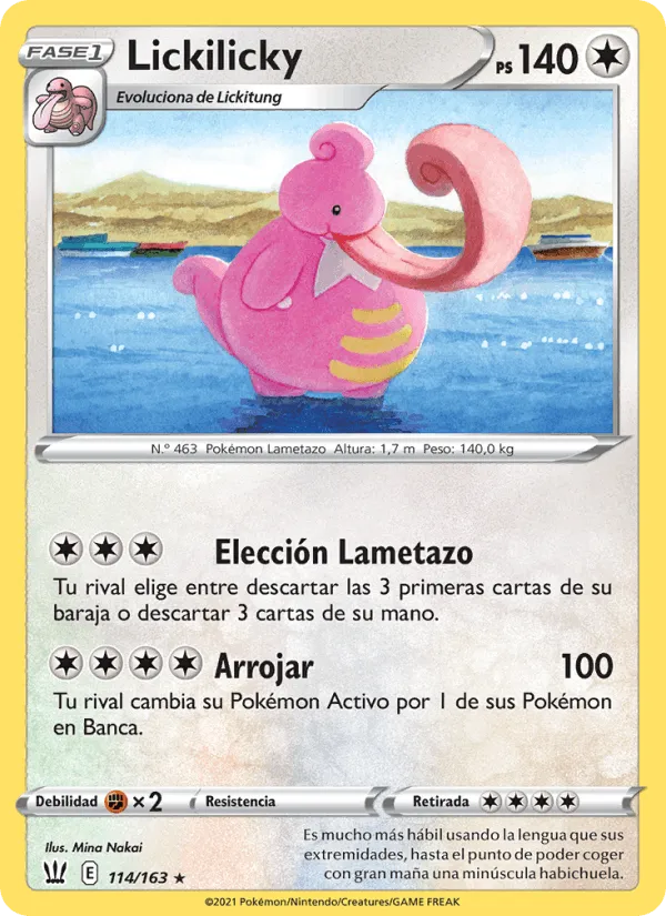 Lickilicky · Estilos de Combate 114/163
