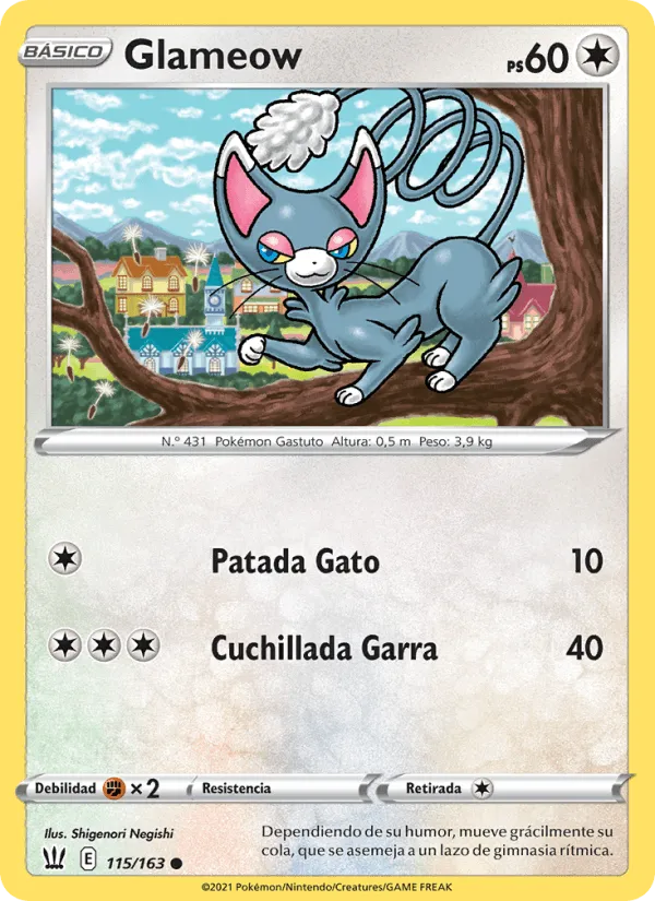 Glameow · Estilos de Combate 115/163