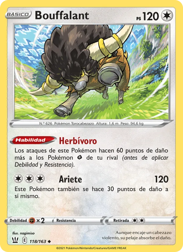 Bouffalant · Estilos de Combate 118/163