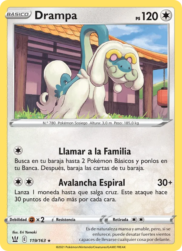 Drampa · Estilos de Combate 119/163