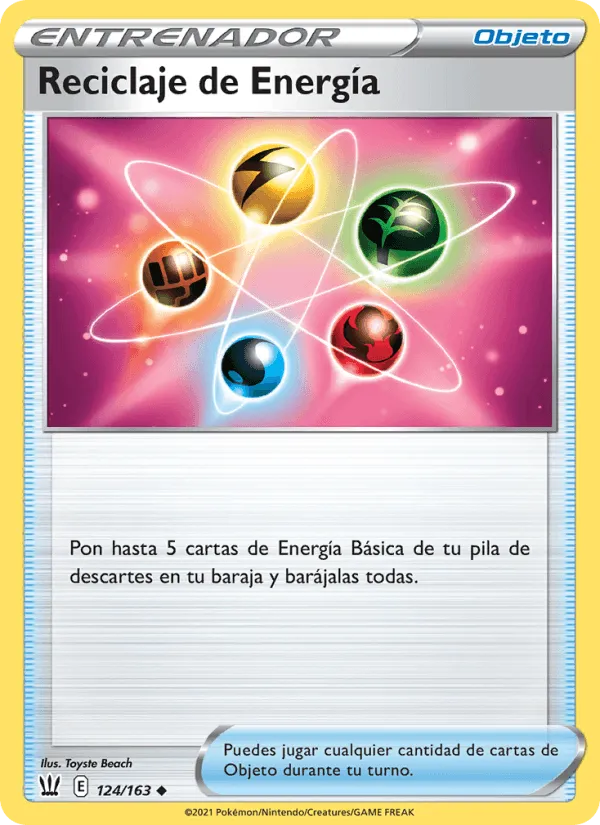 Reciclaje de Energía · Estilos de Combate 124/163