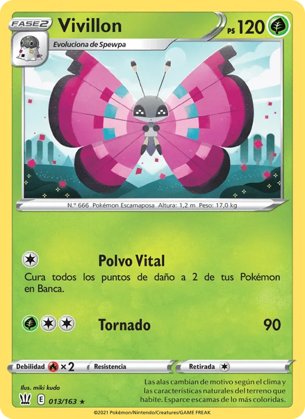 Vivillon · Estilos de Combate 13/163