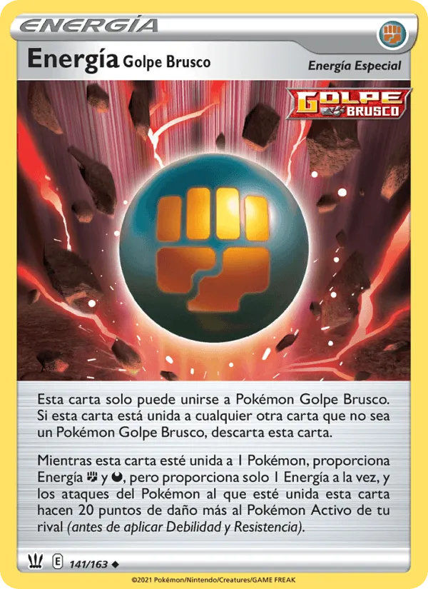 Energía Golpe Brusco · Estilos de Combate 141/163