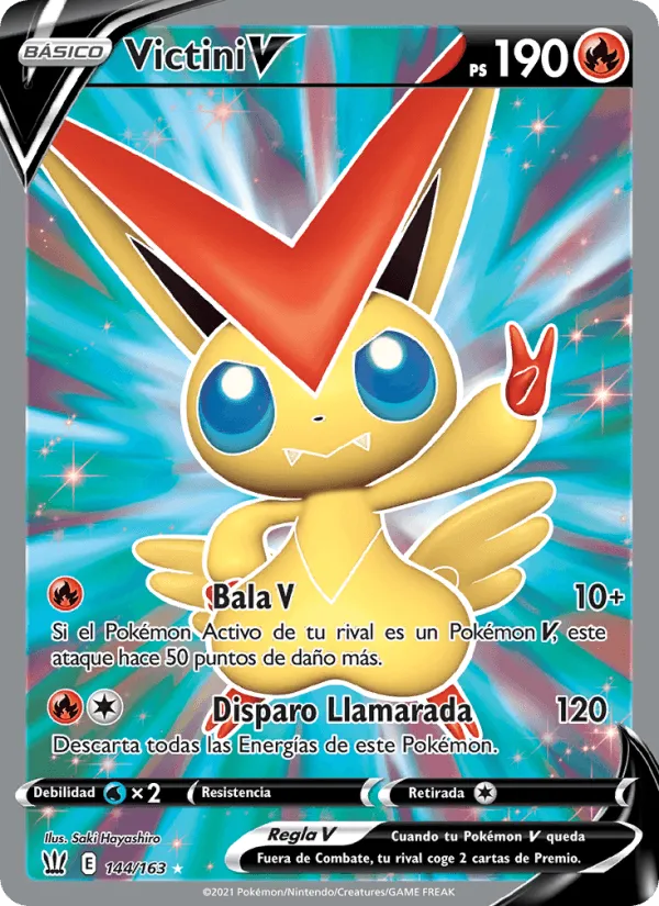 Victini V · Estilos de Combate 144/163
