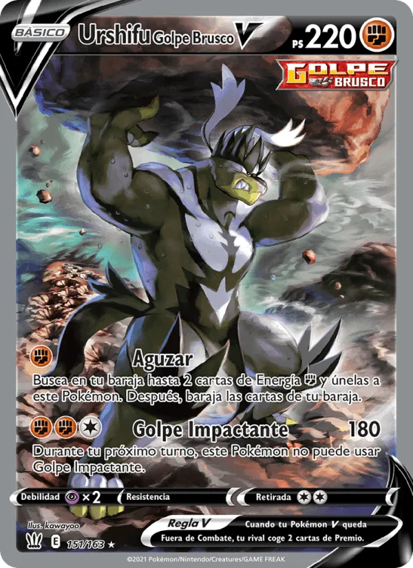 Urshifu Golpe Brusco V · Estilos de Combate 151/163