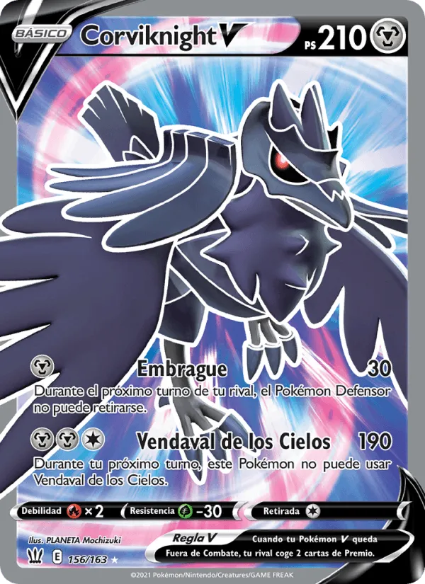 Corviknight V · Estilos de Combate 156/163
