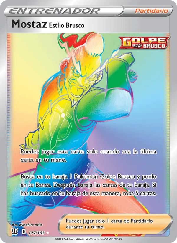 Mostaz Estilo Brusco · Estilos de Combate 177/163