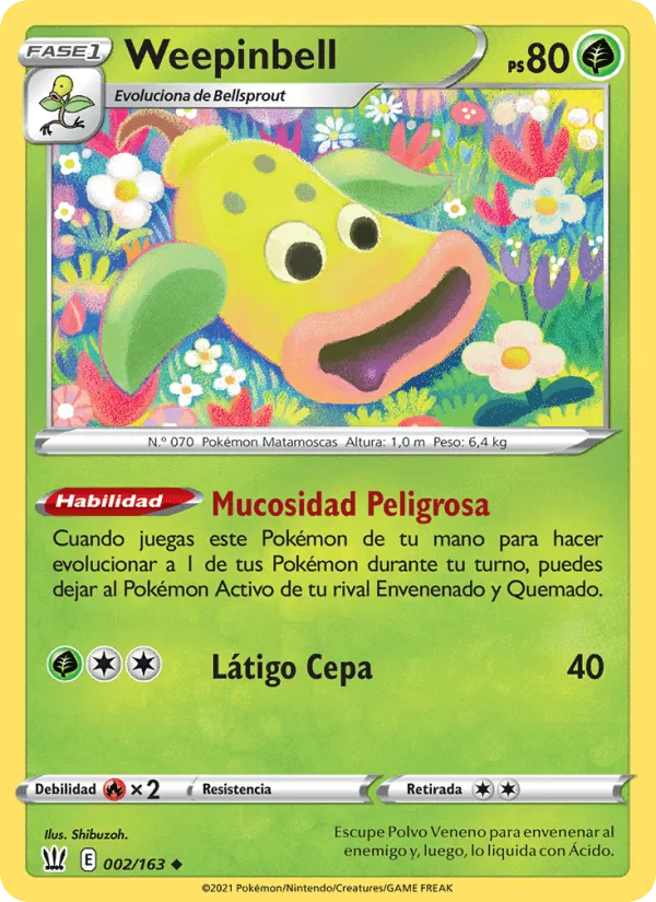 Weepinbell · Estilos de Combate 2/163