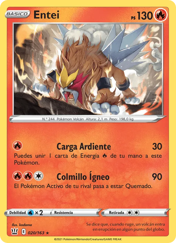 Entei · Estilos de Combate 20/163