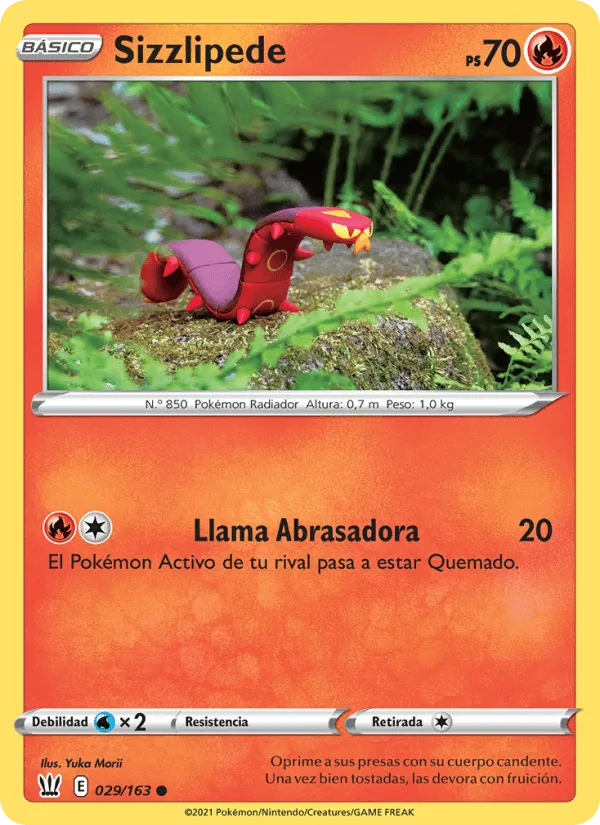 Sizzlipede · Estilos de Combate 29/163